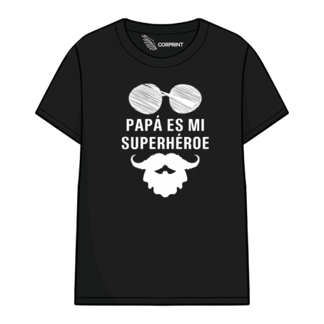 Camiseta ‘Papá es mi Superhéroe’