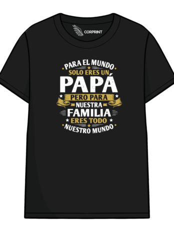 Camiseta «Papá, Nuestro Mundo»