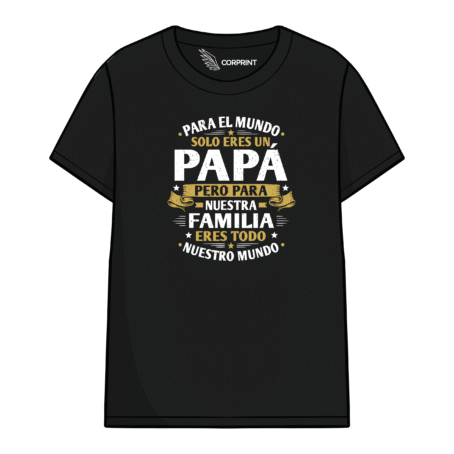 Camiseta «Papá, Nuestro Mundo»