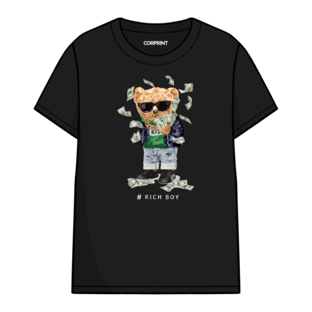Camiseta unisex «Rich Boy Bear»