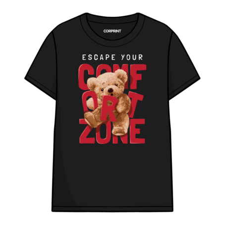Camiseta unisex «Escape Comfort Zone Bear»