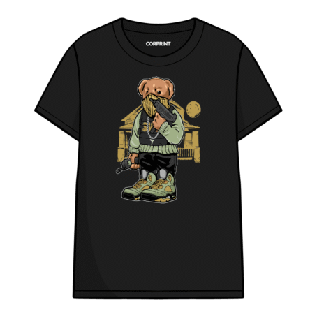 Camiseta unisex «Street Gangster Bear»