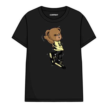 Camiseta unisex «Leg Kick Dance Bear»