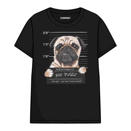 Camiseta unisex «Bad Puggy»