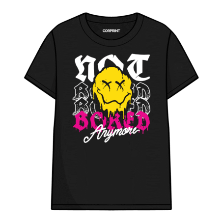 Camiseta unisex «Not Bored Anymore»