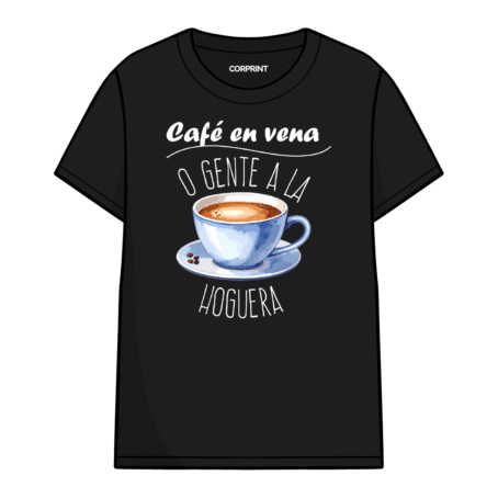 Camiseta unisex «Café en Vena»