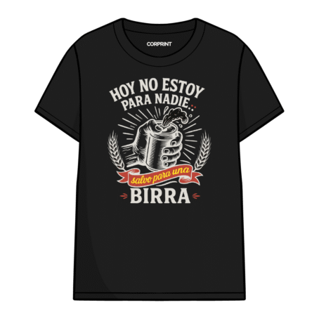 Camiseta unisex «Una Birra»