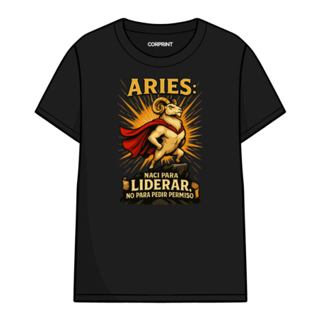 Camiseta unisex «Aries: Nací Para Liderar»