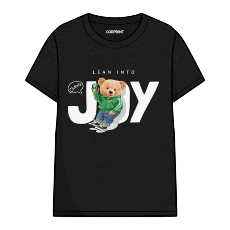Camiseta unisex “Lean Into Joy”