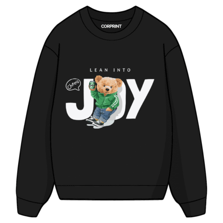 Sudadera unisex “Lean Into Joy”