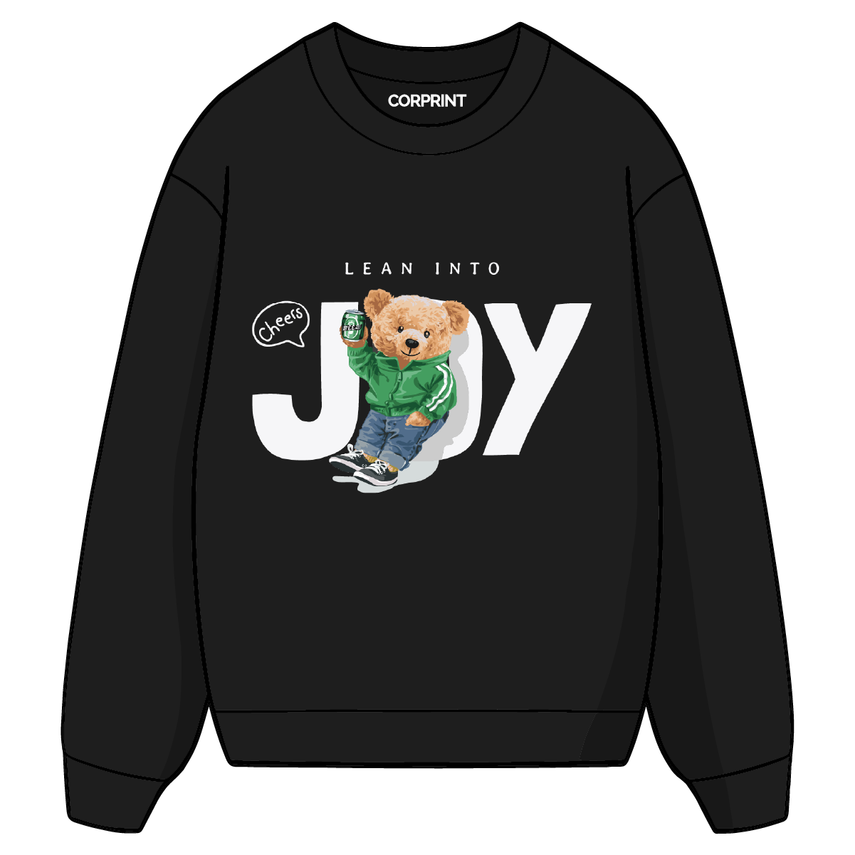 Sudadera unisex "Lean Into Joy"