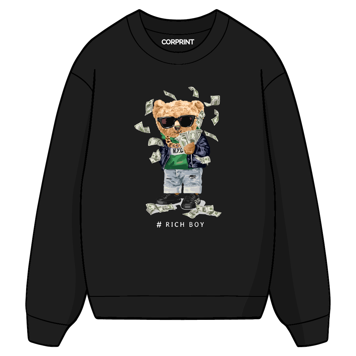 Sudadera unisex "Rich Boy"