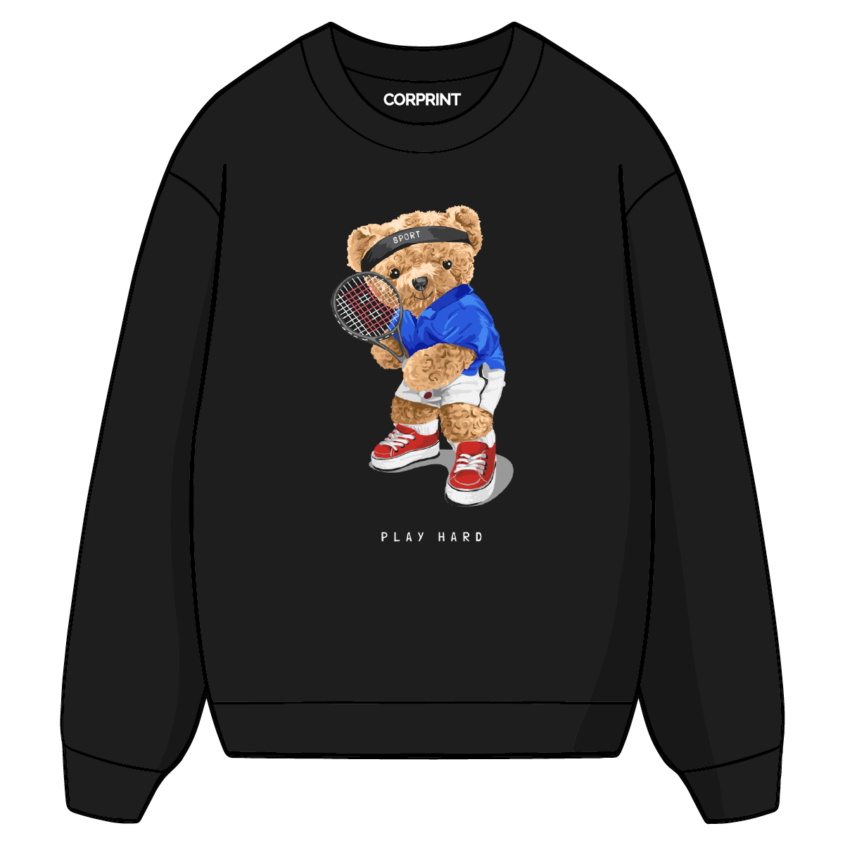 Sudadera unisex "Play Hard"