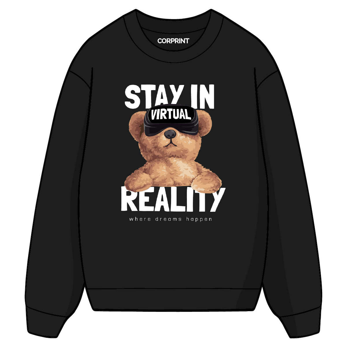 Sudadera unisex "Stay in Virtual"