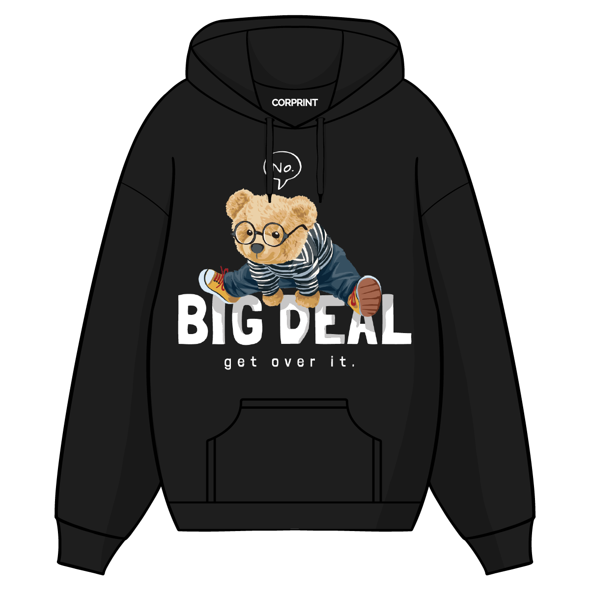 Sudadera con Capucha unisex "Big Deal"