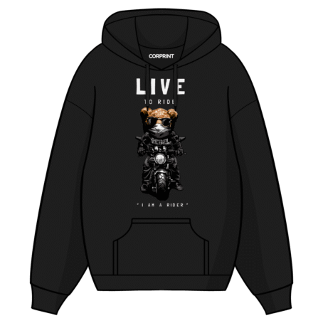 Sudadera con Capucha unisex “I Am a Rider”