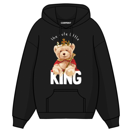 Sudadera con Capucha unisex “The Cute Little King”