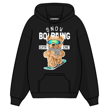 Sudadera con Capucha unisex “Snow Boarding”