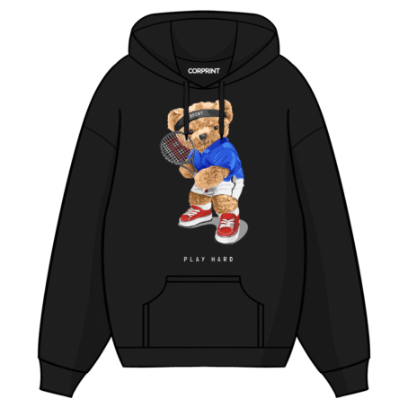 Sudadera con Capucha unisex “Play Hard”