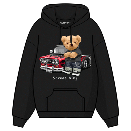 Sudadera con Capucha unisex “Street King”