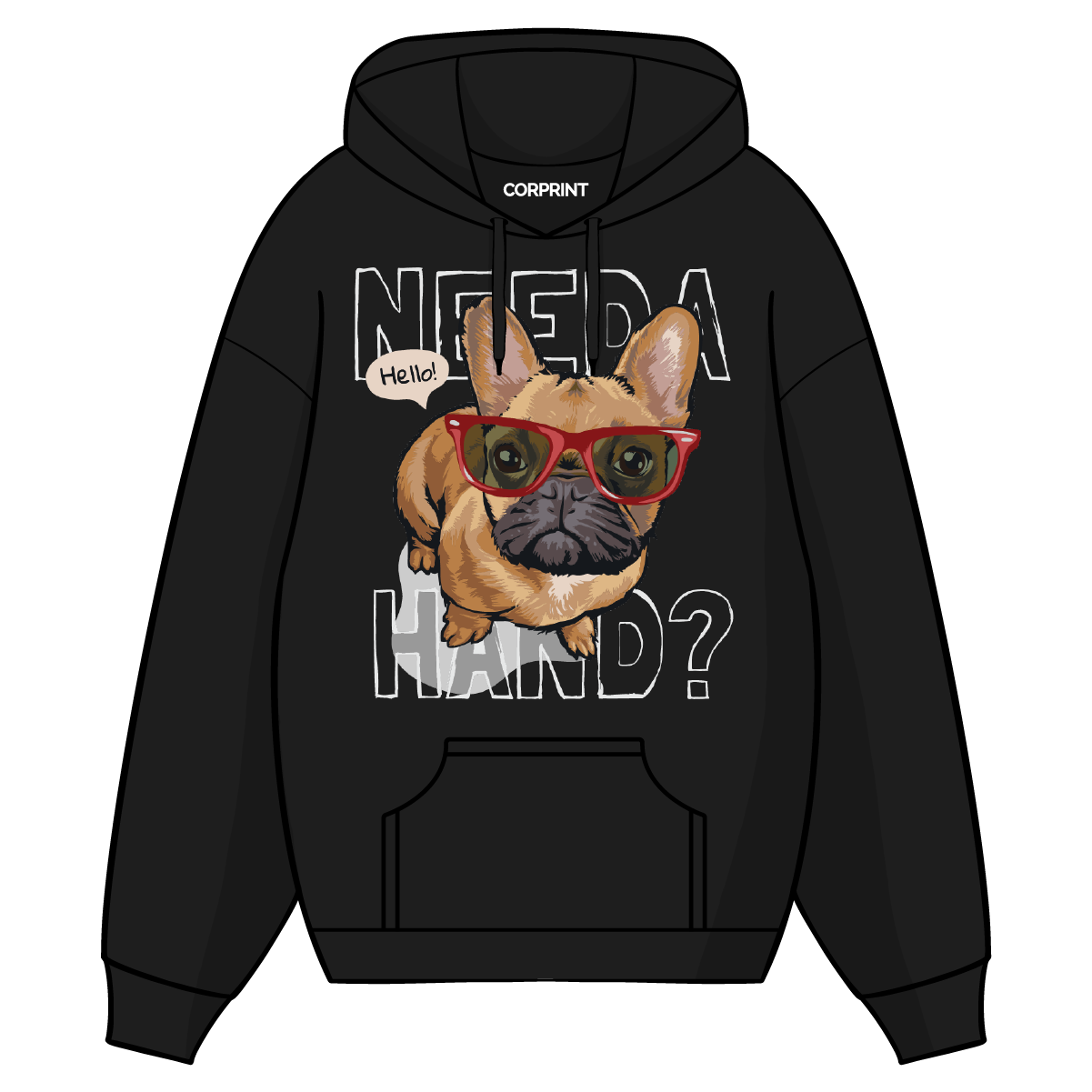 Sudadera con Capucha unisex "Need a Hand"