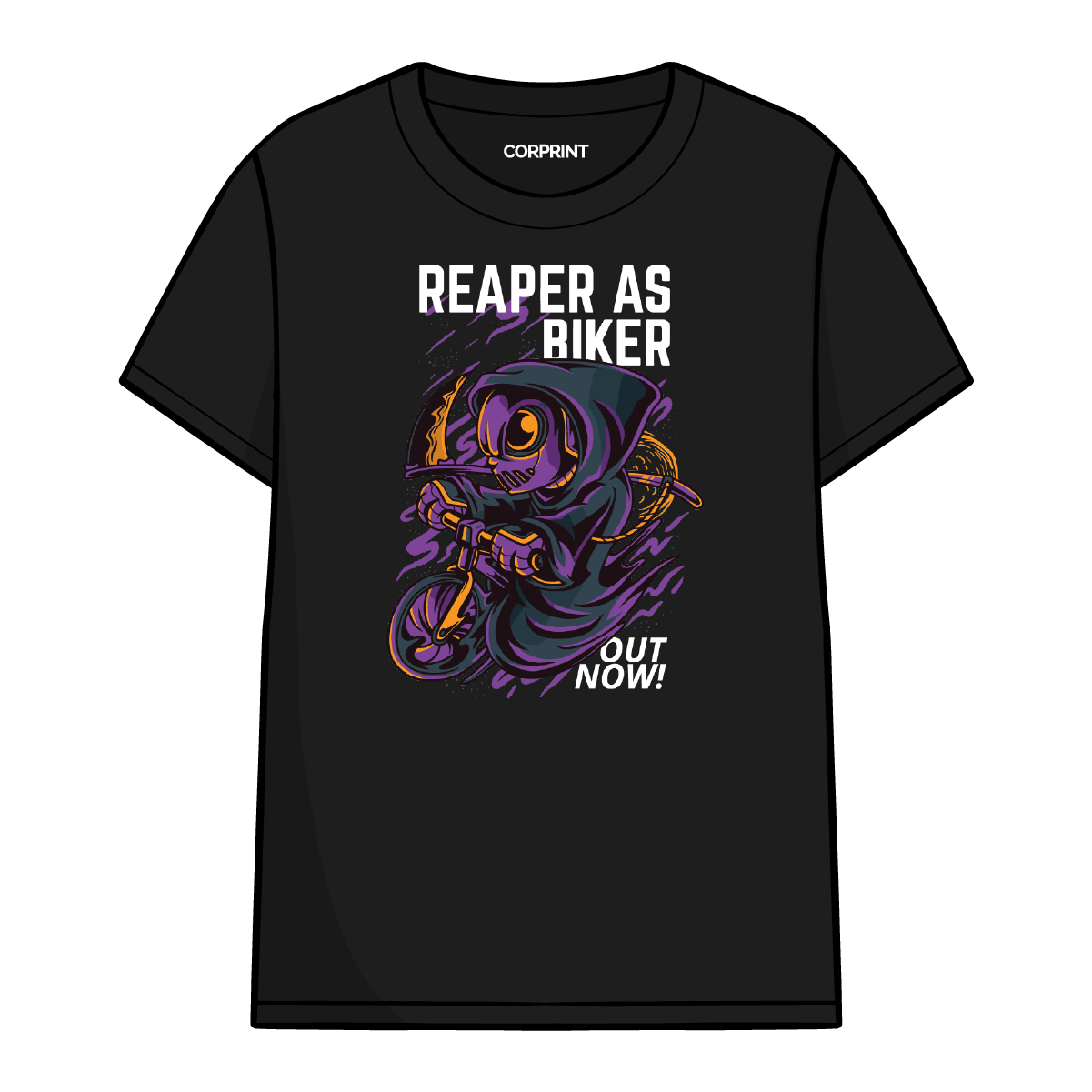 Camiseta unisex "Reaper As Biker"