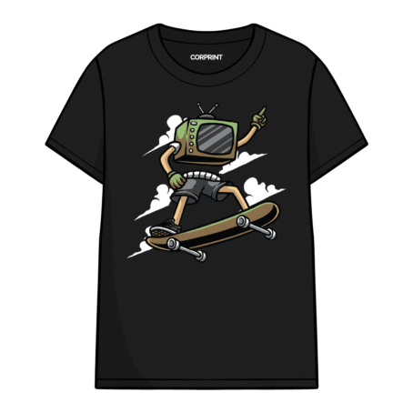 Camiseta unisex “TV Skating”