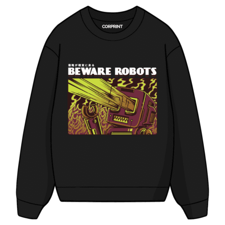 Sudadera unisex “Beware Robots”