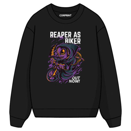 Sudadera unisex “Reaper As Biker”