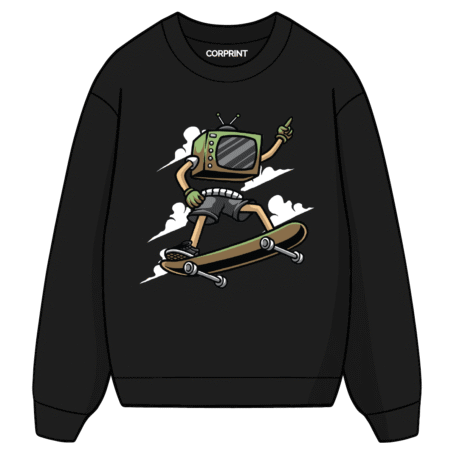 Sudadera unisex “TV Skating”