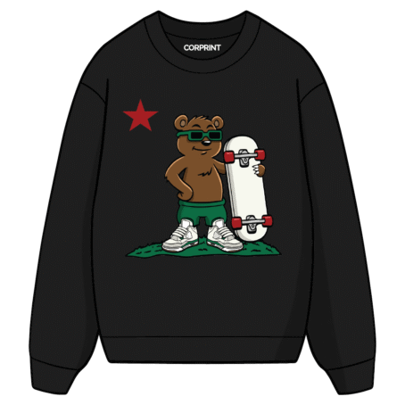 Sudadera unisex “Bear Skating”