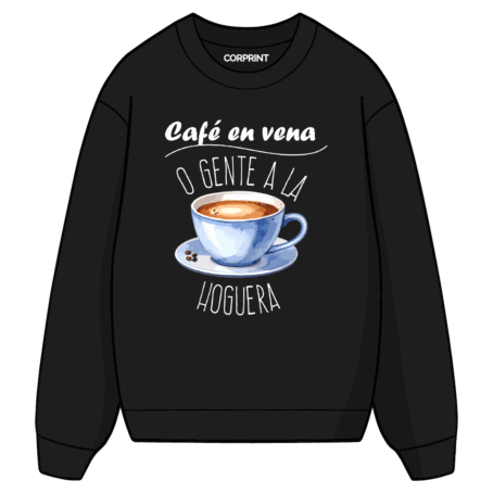 Sudadera unisex “Café En Vena”