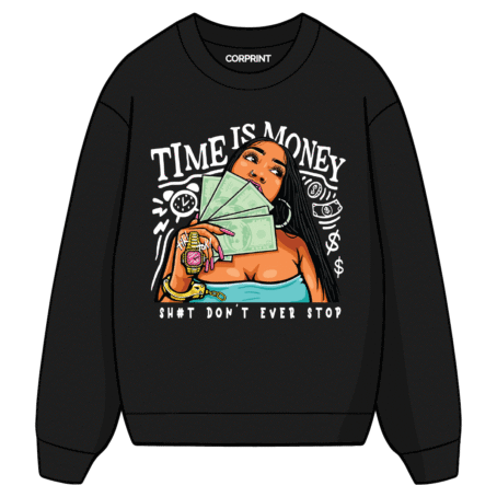 Sudadera unisex “Time is Money”