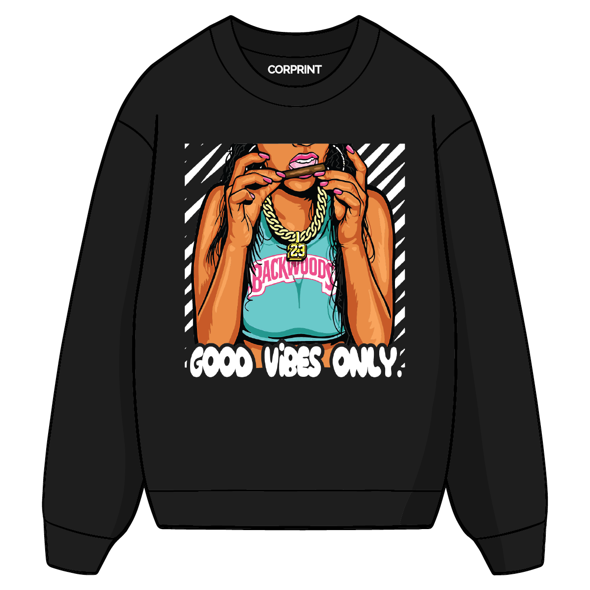Sudadera unisex "Goog Vibes Only"