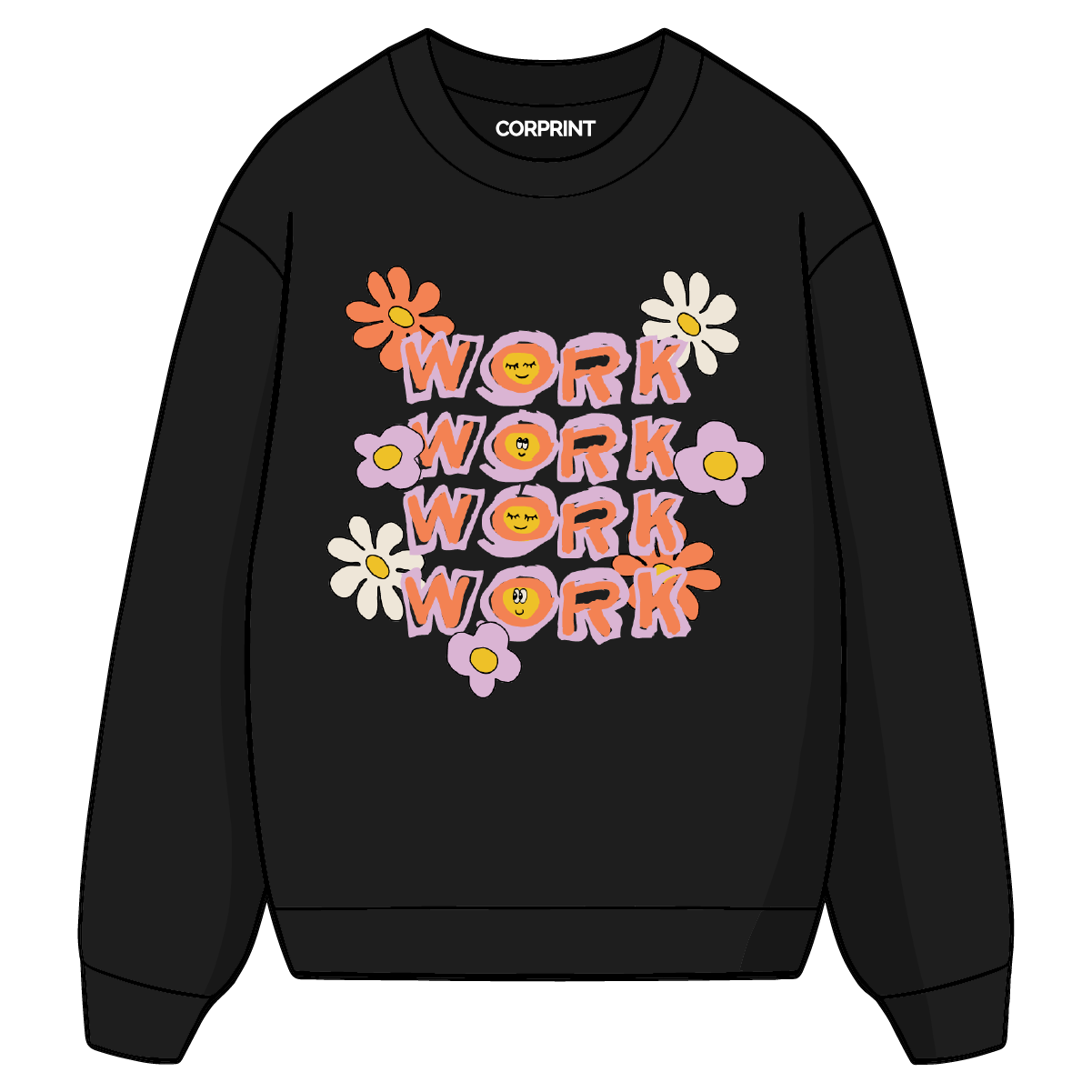 Sudadera unisex "Work Work Work"