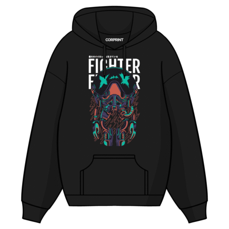 Sudadera con Capucha unisex “Figther”