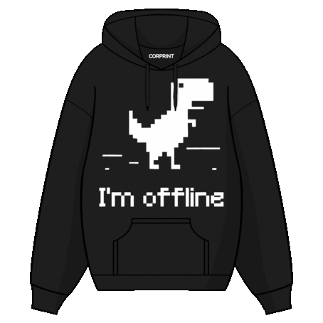 Sudadera con Capucha unisex “I’m Offline”