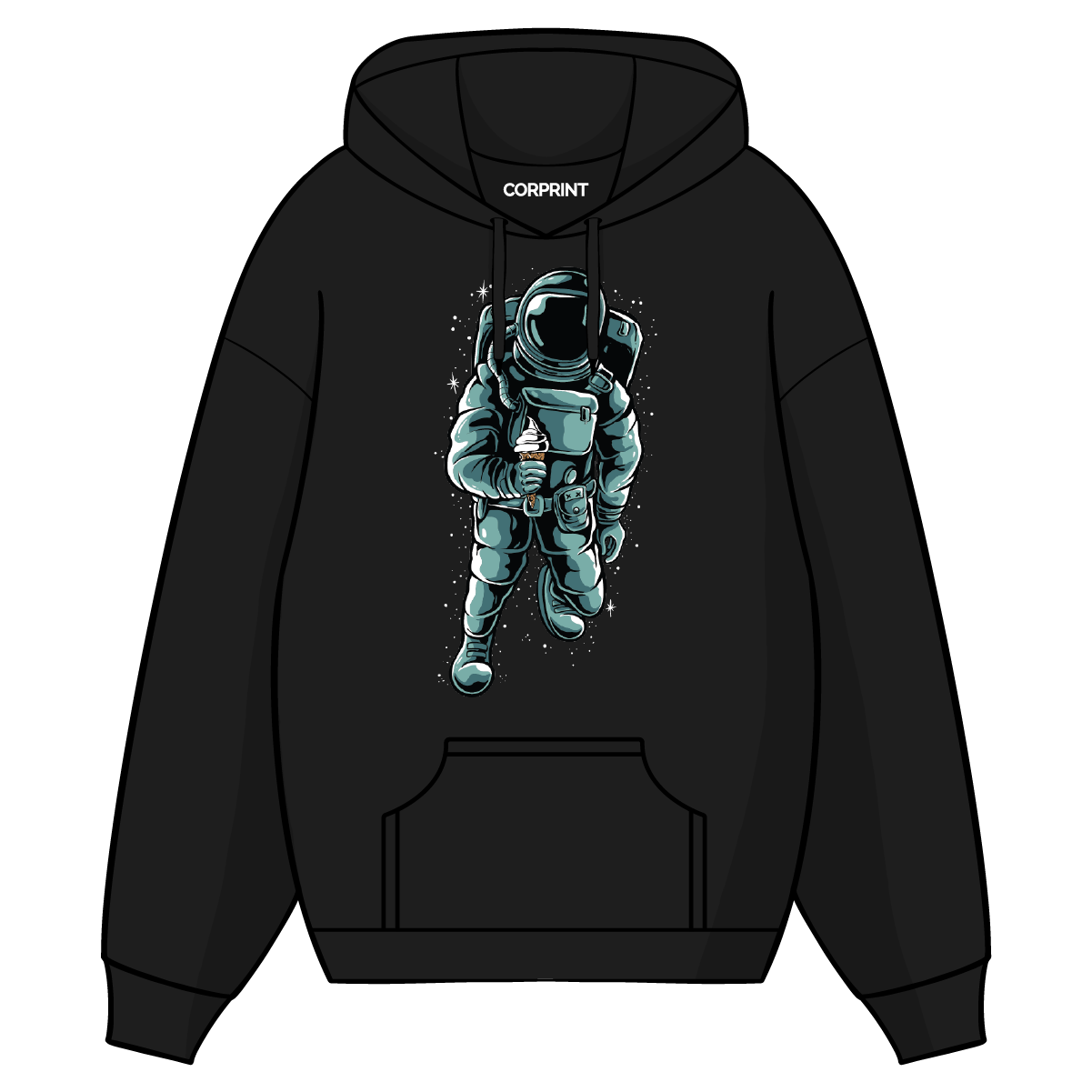 Sudadera con Capucha unisex "Astronaut Ice Cream"