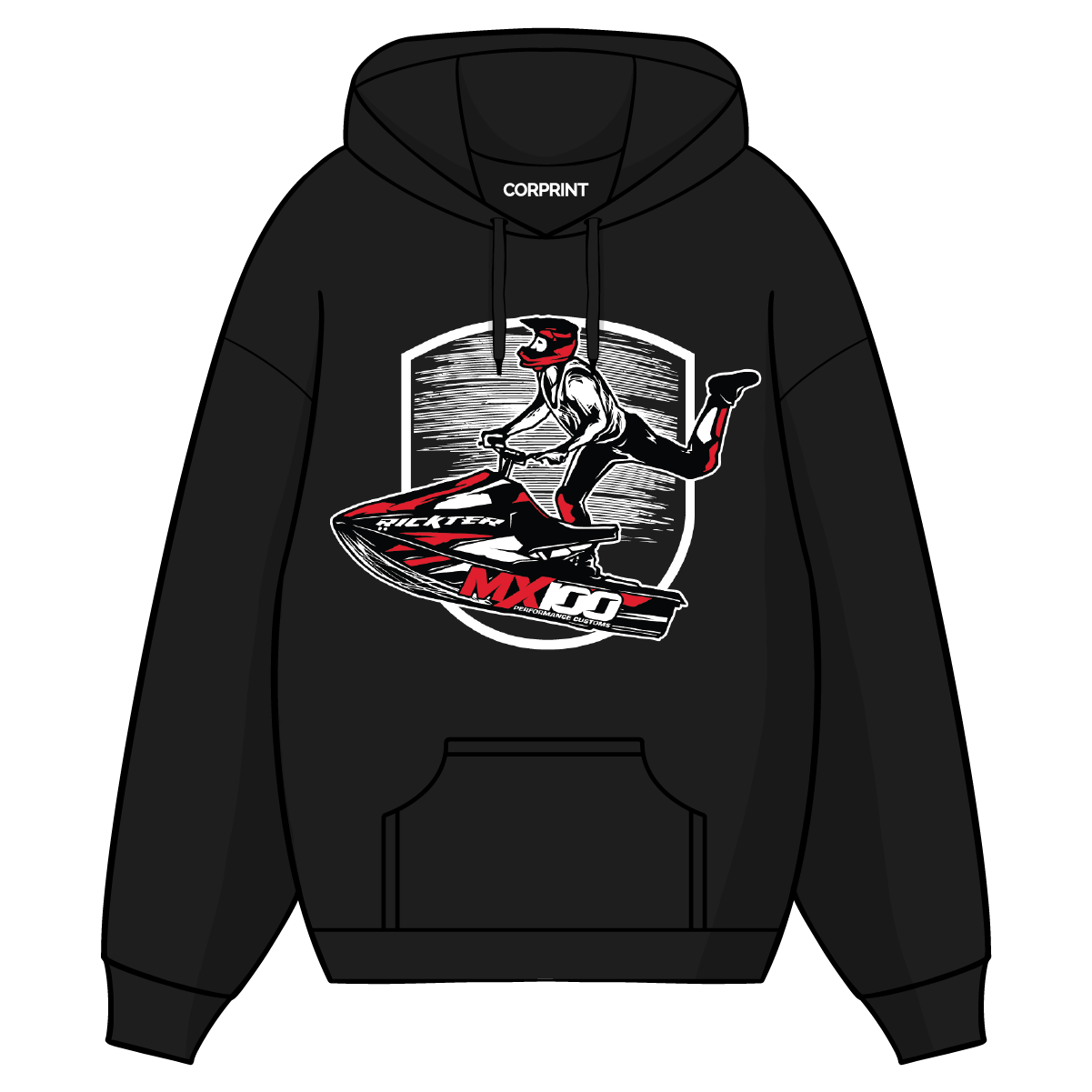 Sudadera con Capucha unisex "MX100"