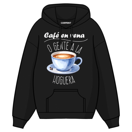 Sudadera con Capucha unisex “Café En Vena”