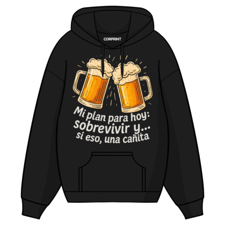 Sudadera con Capucha unisex “Una Cañita”