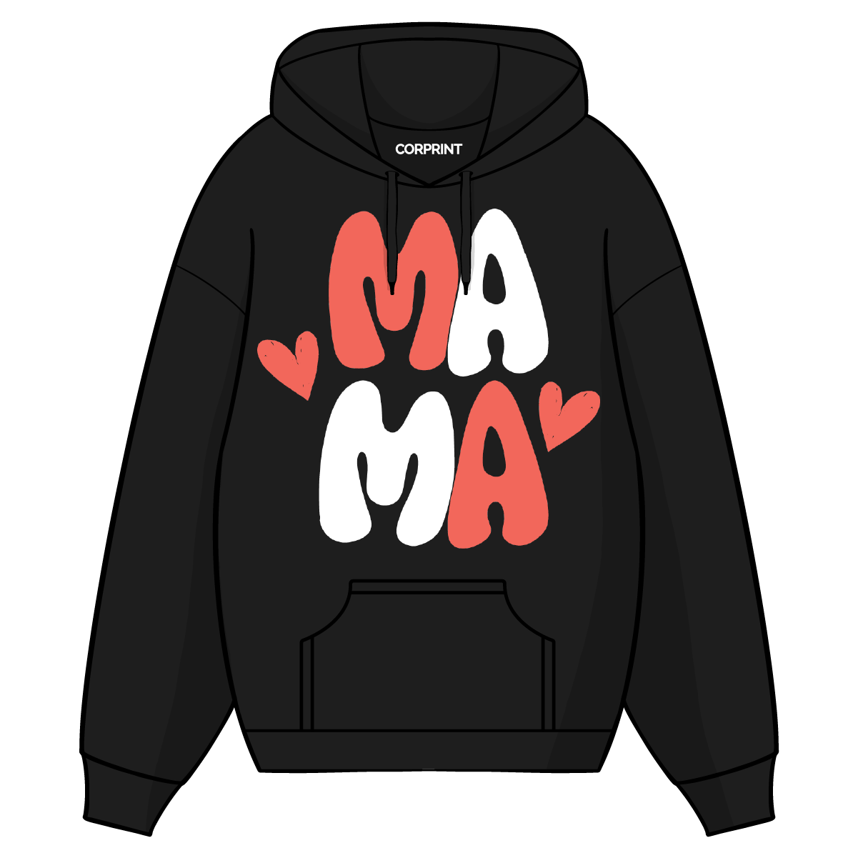 Sudadera con Capucha unisex "Mamá"