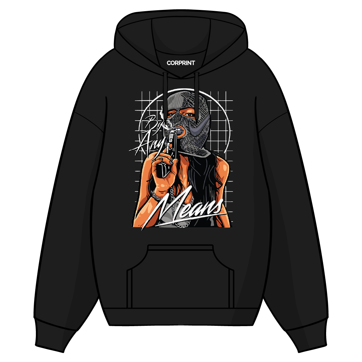 Sudadera con Capucha unisex "Means"