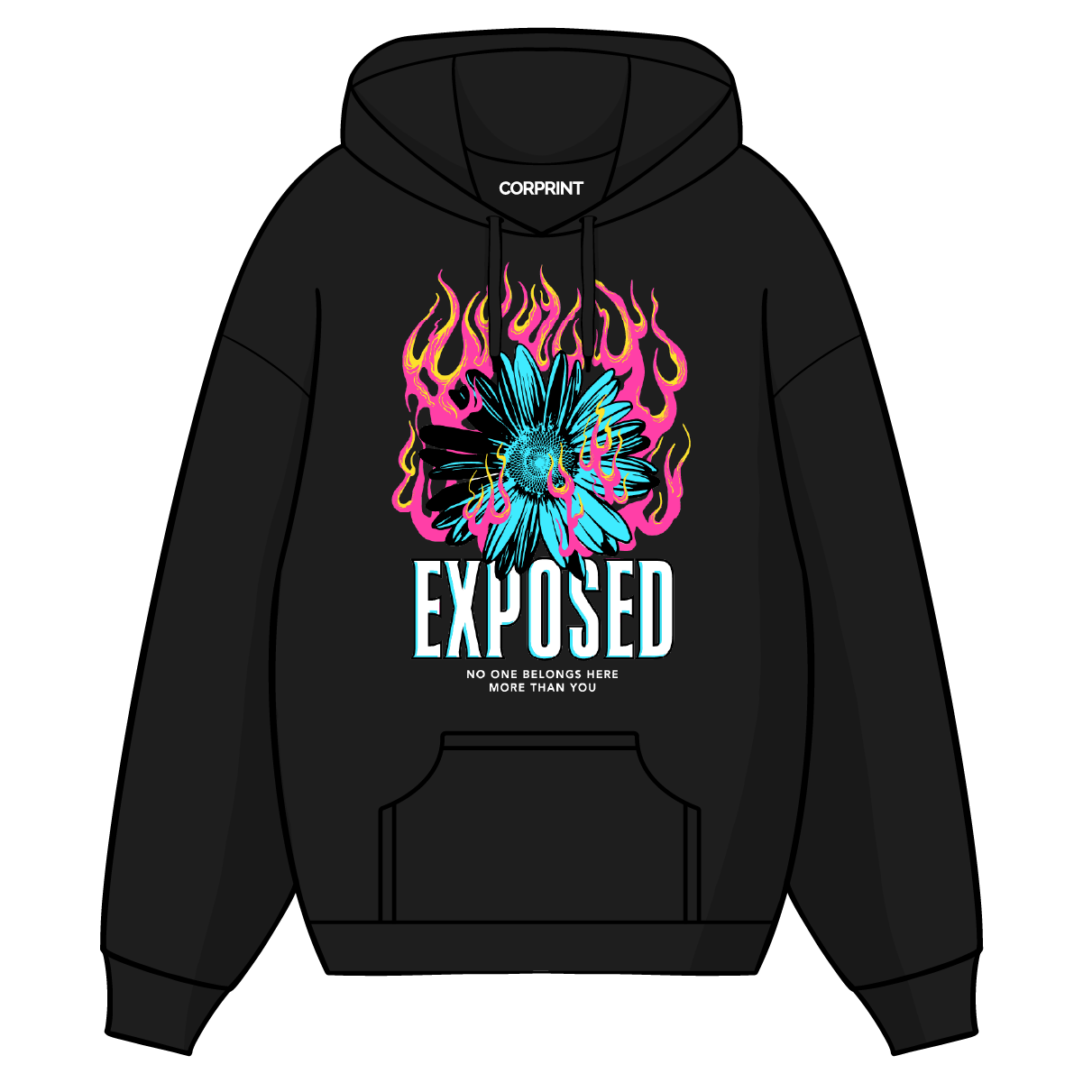 Sudadera con Capucha unisex "Exposed"