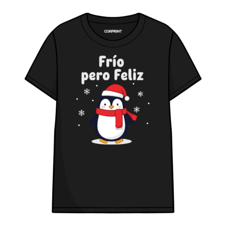 Camiseta unisex “Frio pero Feliz”