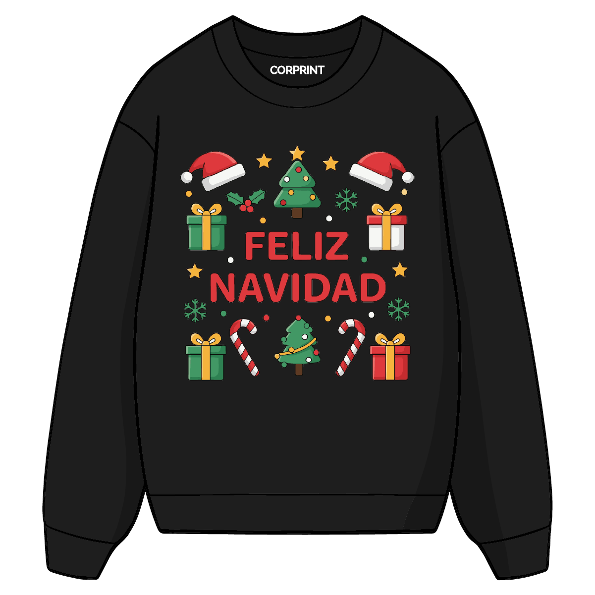 Sudadera unisex "Feliz Navidad"