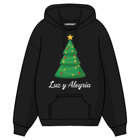 Sudadera con Capucha unisex “Luz y Alegría”