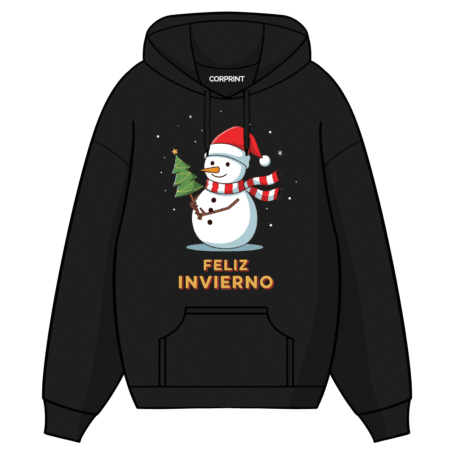 Sudadera con Capucha unisex “Feliz Invierno”