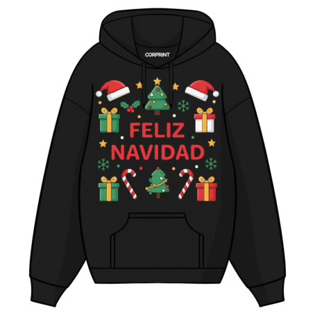 Sudadera con Capucha unisex “Feliz Navidad”
