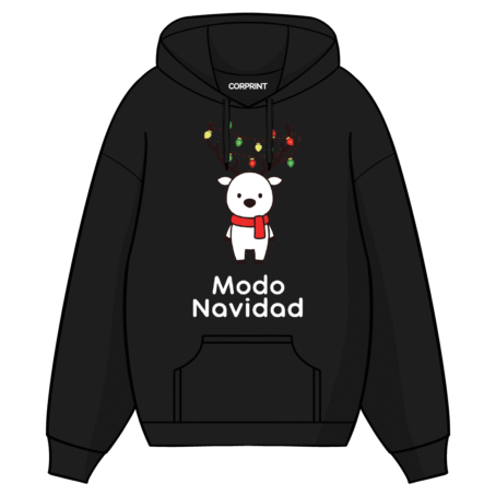 Sudadera con Capucha unisex “Modo Navidad”